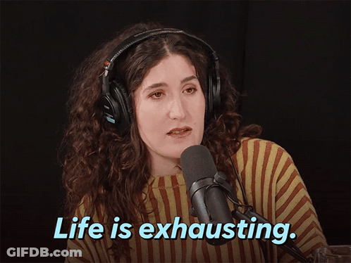 Woman With Headphones Talking Into Microphone GIF