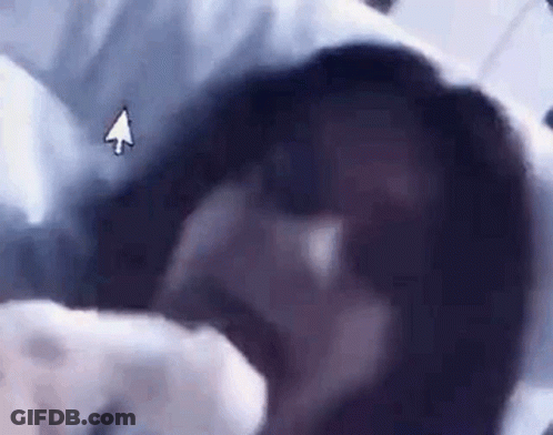 Woman With Hoop Earrings Close Up GIF