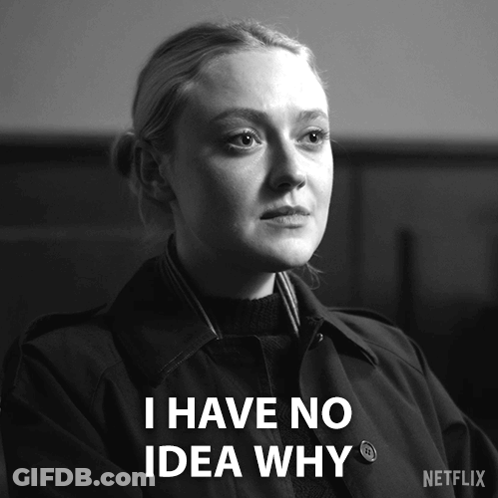 Woman With I Have No Idea Why GIF