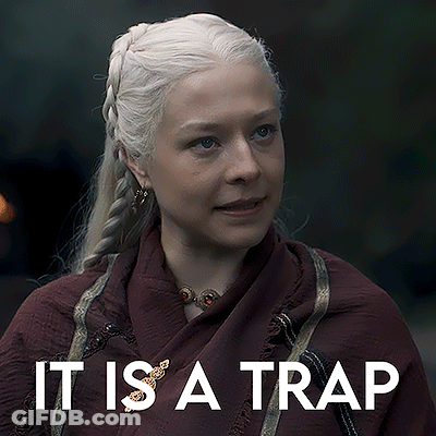 Woman With It Is A Trap GIF