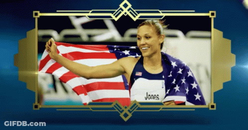 Woman With Jones On Shirt GIF