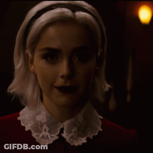 Woman With Lace Collar And Headband GIF