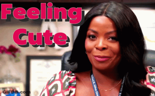 Woman With Lanyard Saying Albert Einstein GIF