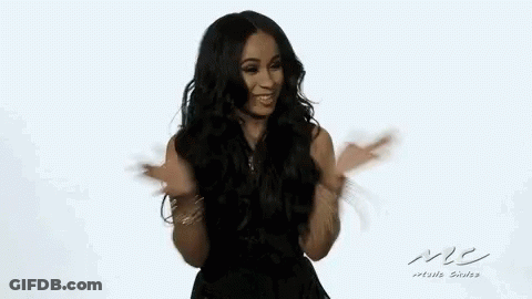 Woman With Long Black Hair GIF