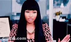 Woman With Long Black Hair In Leopard Print Top GIF