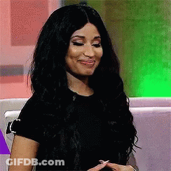 Woman With Long Black Hair Smiling GIF