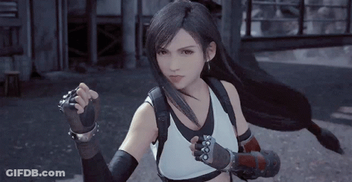 Woman With Long Black Hair Wearing Gloves And Backpack GIF