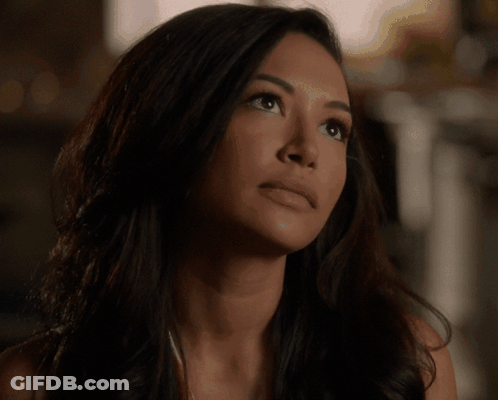 Woman With Long Dark Hair Looking GIF