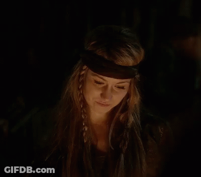 Woman With Long Hair And Feathers GIF