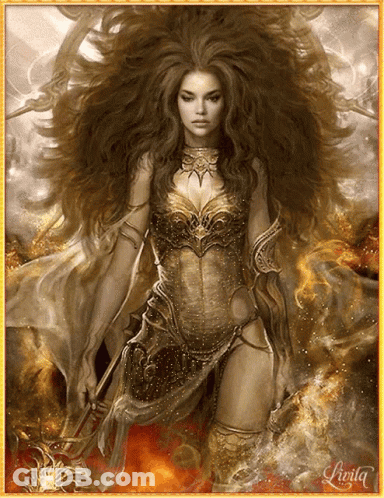 Woman With Long Hair Livita GIF