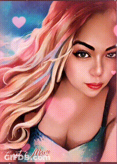 Woman With Long Hair Saying Capt Mary GIF