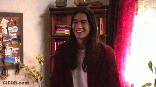 Woman With Long Hair Smiling GIF