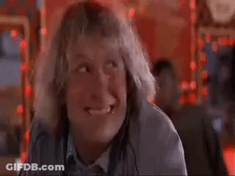 Woman With Long Hair Smiling Looking Up GIF