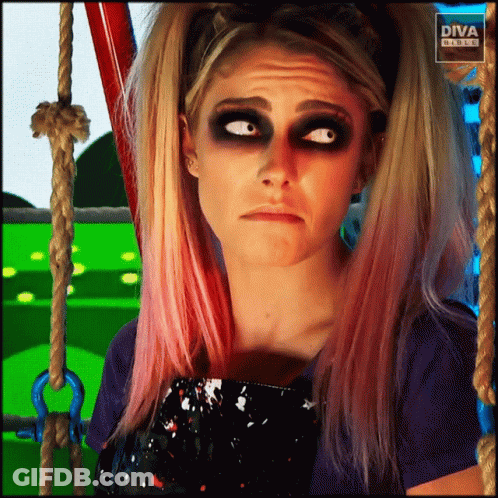 Woman With Makeup And Diva GIF