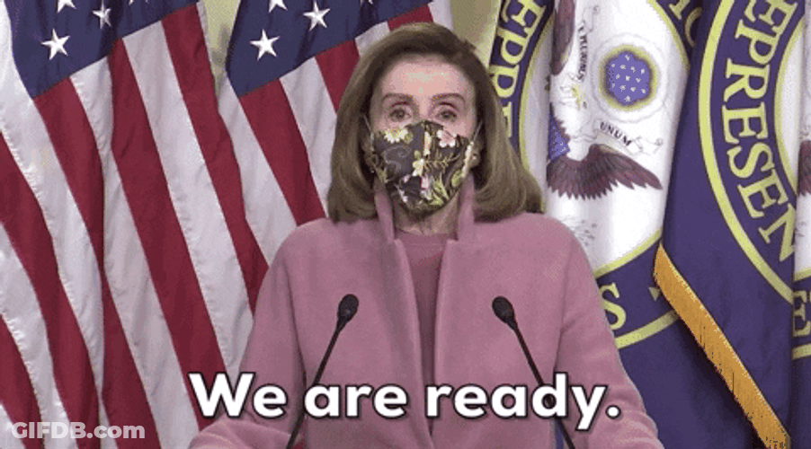 Woman With Mask We Ready GIF