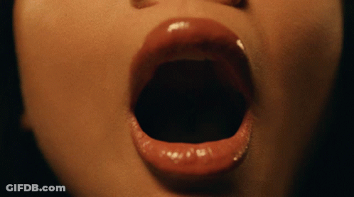 Woman With Mouth Open GIF