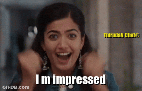Woman With Mouth Open Saying I'm Impressed GIF