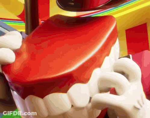 Woman With Mouth Open Saying What GIF