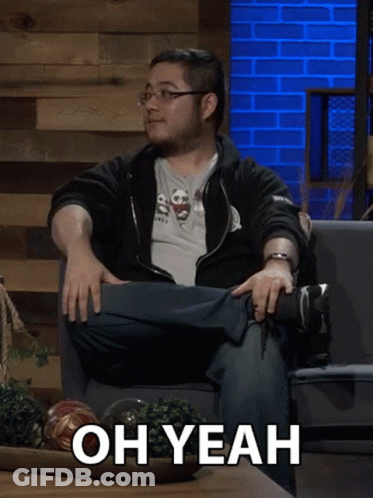 Woman With Mustache Saying Oh Yeah GIF