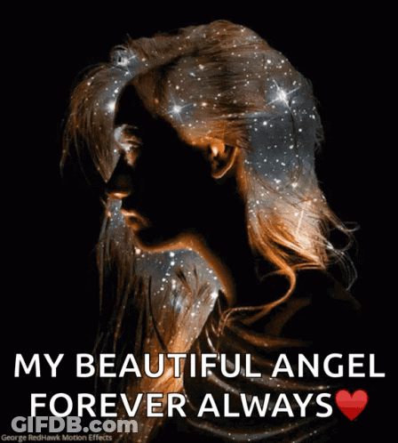 Woman With My Beautiful Angel Forever Always GIF