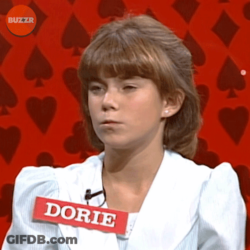 Woman With Name Tag Dorie GIF
