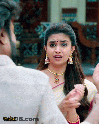Woman With Necklace And Earrings Next To Man Venkat GIF