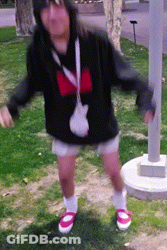 Woman With Necklace Letter R GIF