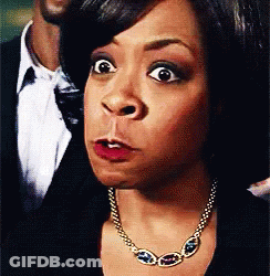 Woman With Necklace Making Funny Face GIF