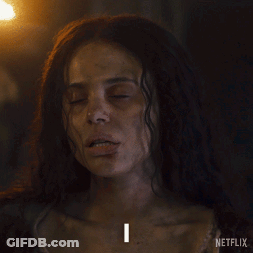 Woman With Netflix Logo GIF