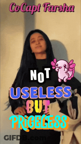 Woman With Not Useless But Progress GIF