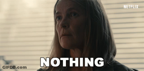 Woman With Nothing Written On Face GIF