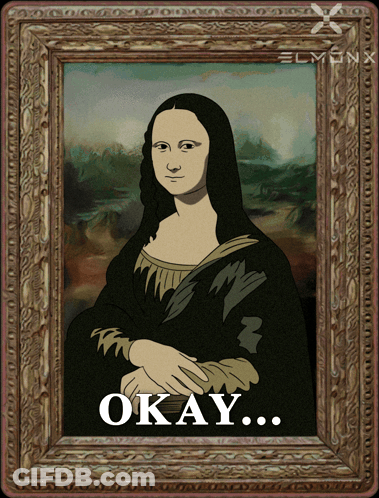 Woman With Okay Painting GIF