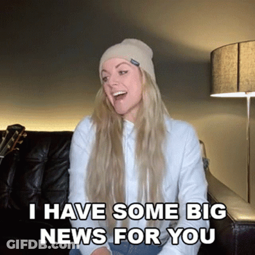 Woman With Open Mouth I Have Some Big News For You GIF