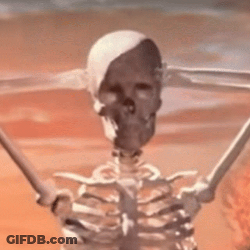 Woman With Painted Beard Crying GIF