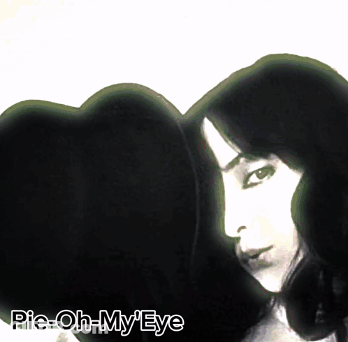 Woman With Pie-Oh-My-Eye Text GIF