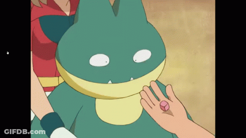 Woman With Pink Ring Holding Cartoon Character GIF
