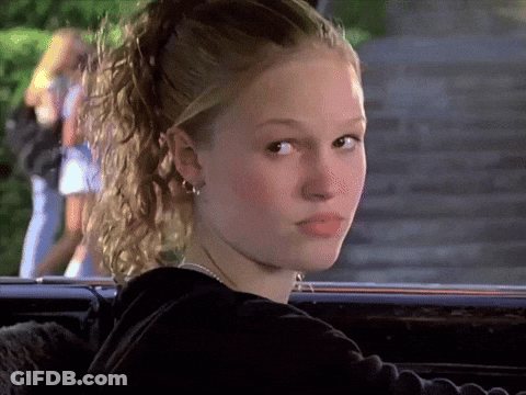 Woman With Ponytail Sitting In Car GIF