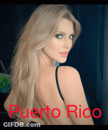 Woman With Puerto Rico GIF