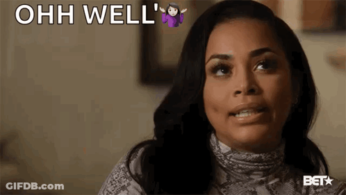 Woman With Purple Emoji Saying Ohh Well GIF