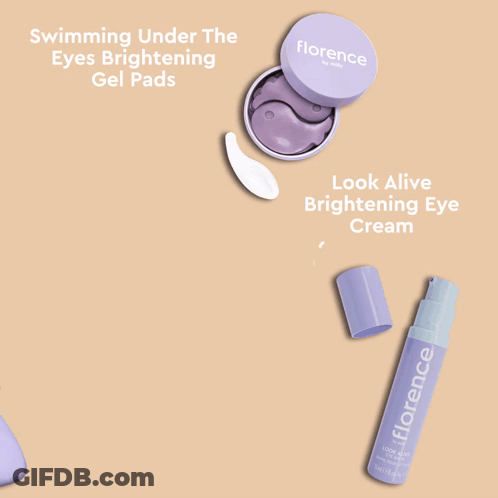 Woman With Purple Eye Patches Near Florence Product GIF