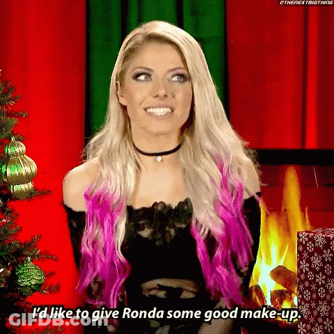 Woman With Purple Hair Smiling GIF