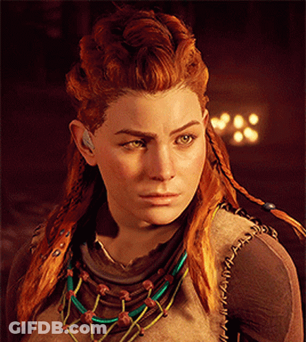 Woman With Red Hair And Braids GIF