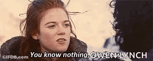 Woman With Red Hair And Freckles Talking To Man GIF