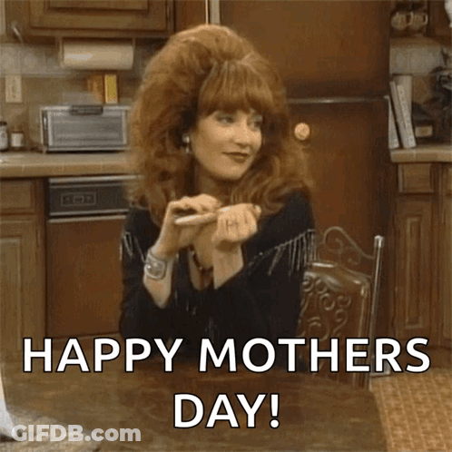 Woman With Red Hair Happy Mothers Day GIF