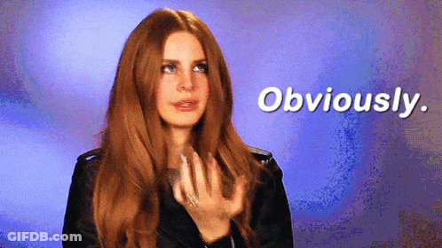 Woman With Red Hair Saying Obviously GIF