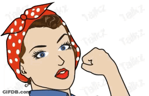 Woman With Red Headband Saying I Am N GIF