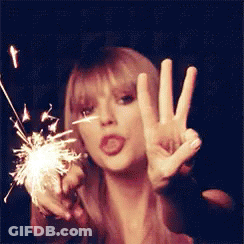 Woman With Red Lips Singing Into Microphone GIF