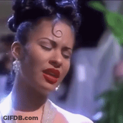 Woman With Red Lipstick And Earrings GIF
