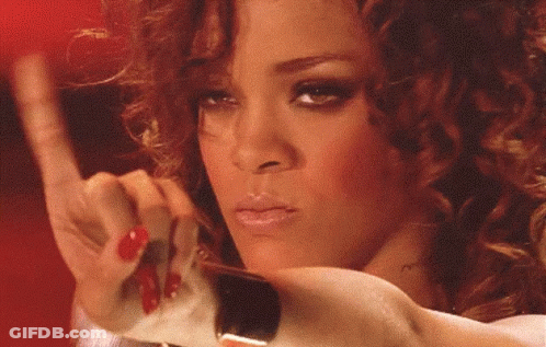 Woman With Red Nail Polish Close Up GIF