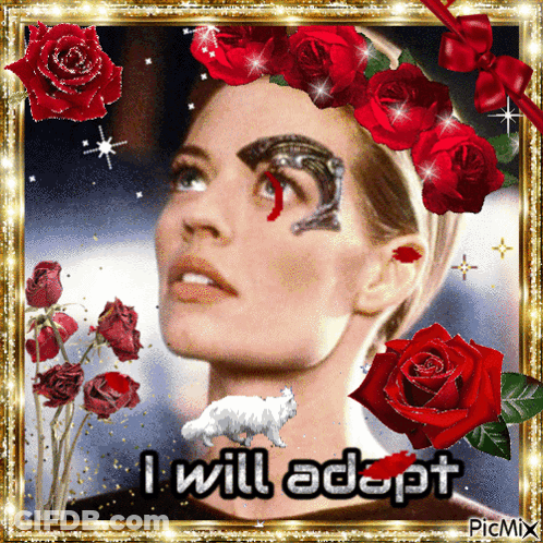 Woman With Red Roses I Will Adapt GIF